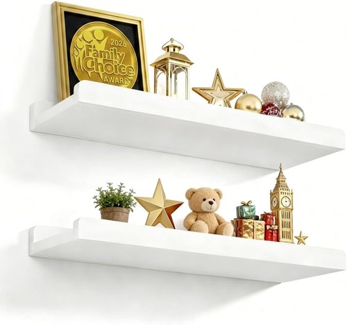 White floating wall - white,